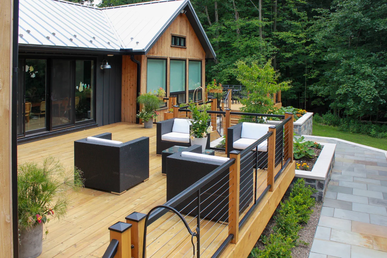 Decks landscape feature example